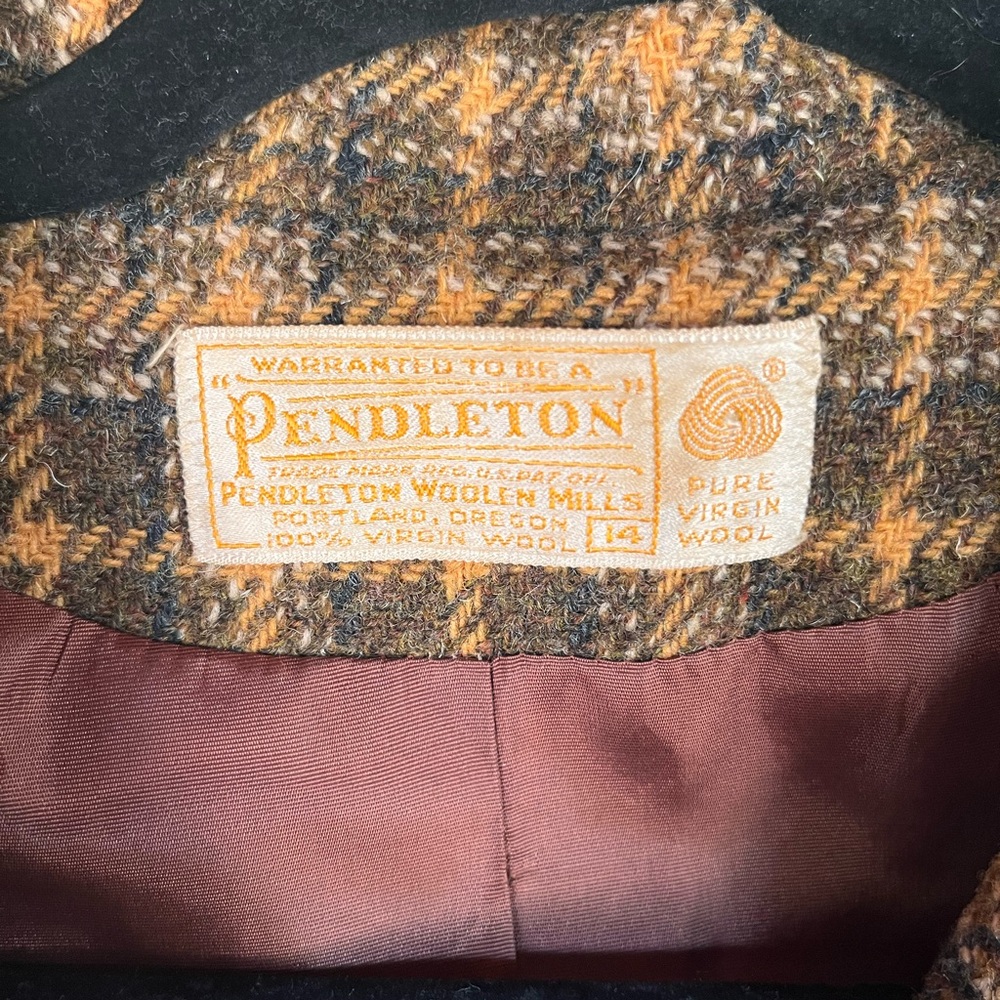Pendleton Vintage Plaid Wool Jacket - image 3
